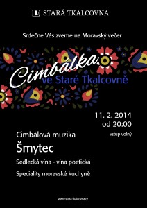 Moravský večer: Cimbálová muzika Šmytec Moravský večer: Cimbálová muzika Šmytec