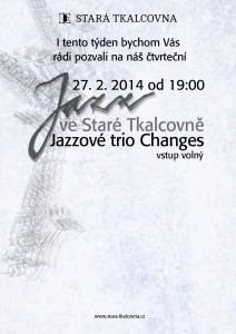 Jazzový čtvrtek: Jazzové trio Changes Jazzový čtvrtek: Jazzové trio Changes