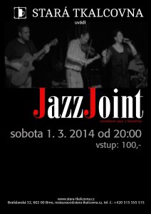 Sobotní koncert: Jazz Joint Sobotní koncert: Jazz Joint